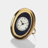 Cartier Roman Dial Enameled Alarm Clock