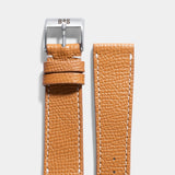 Cognac Brown Leather Watch Strap