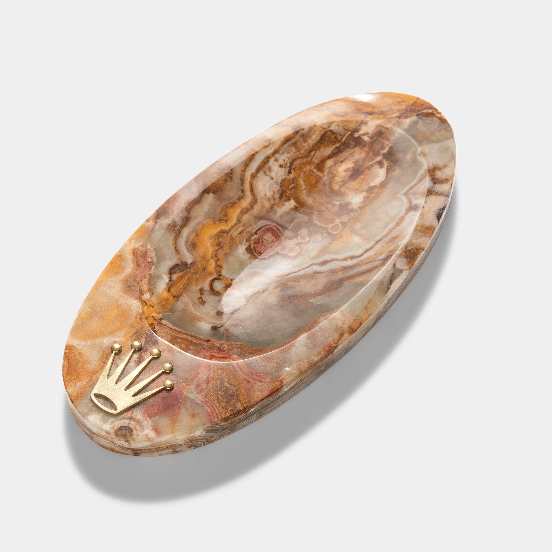 Custom Rolex Earth Toned Marble Tray
