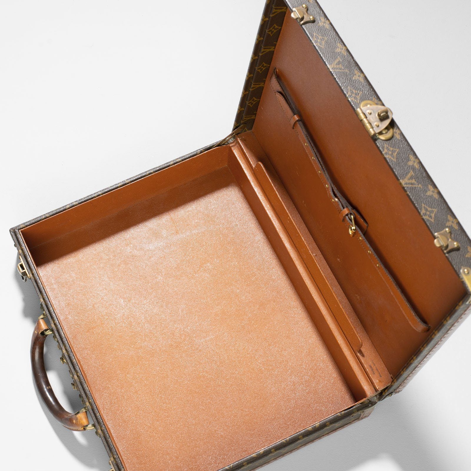 Vintage Louis Vuitton Custom Monogram Travel Jewelry Case with 4 Trays