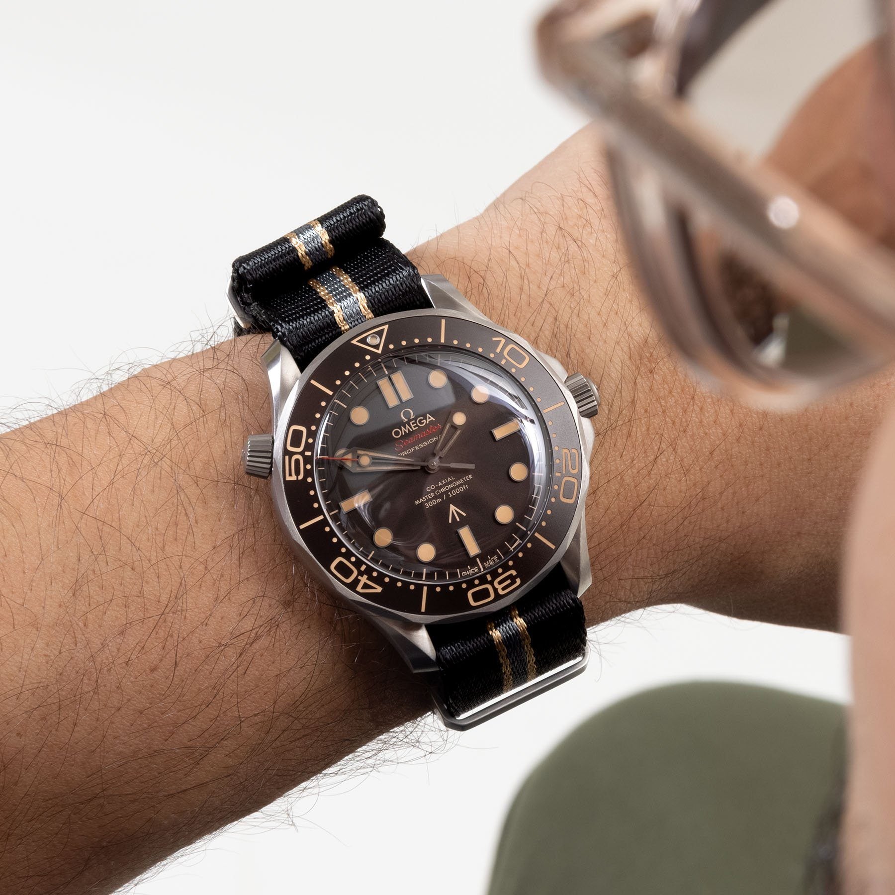 Omega seamaster watch on sale strap