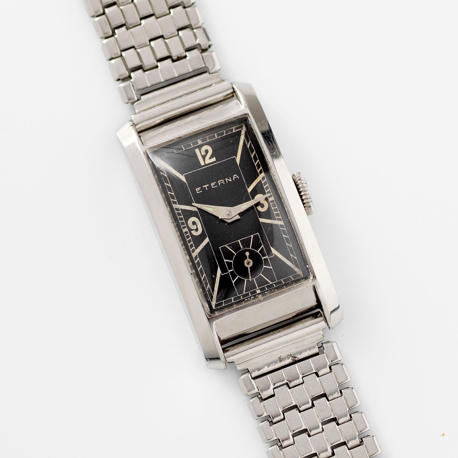 Eterna Steel Dress Watch 1940s