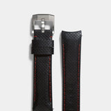 Everest Curved End Black And Red Racing Strap - ONLY For Modern Rolex