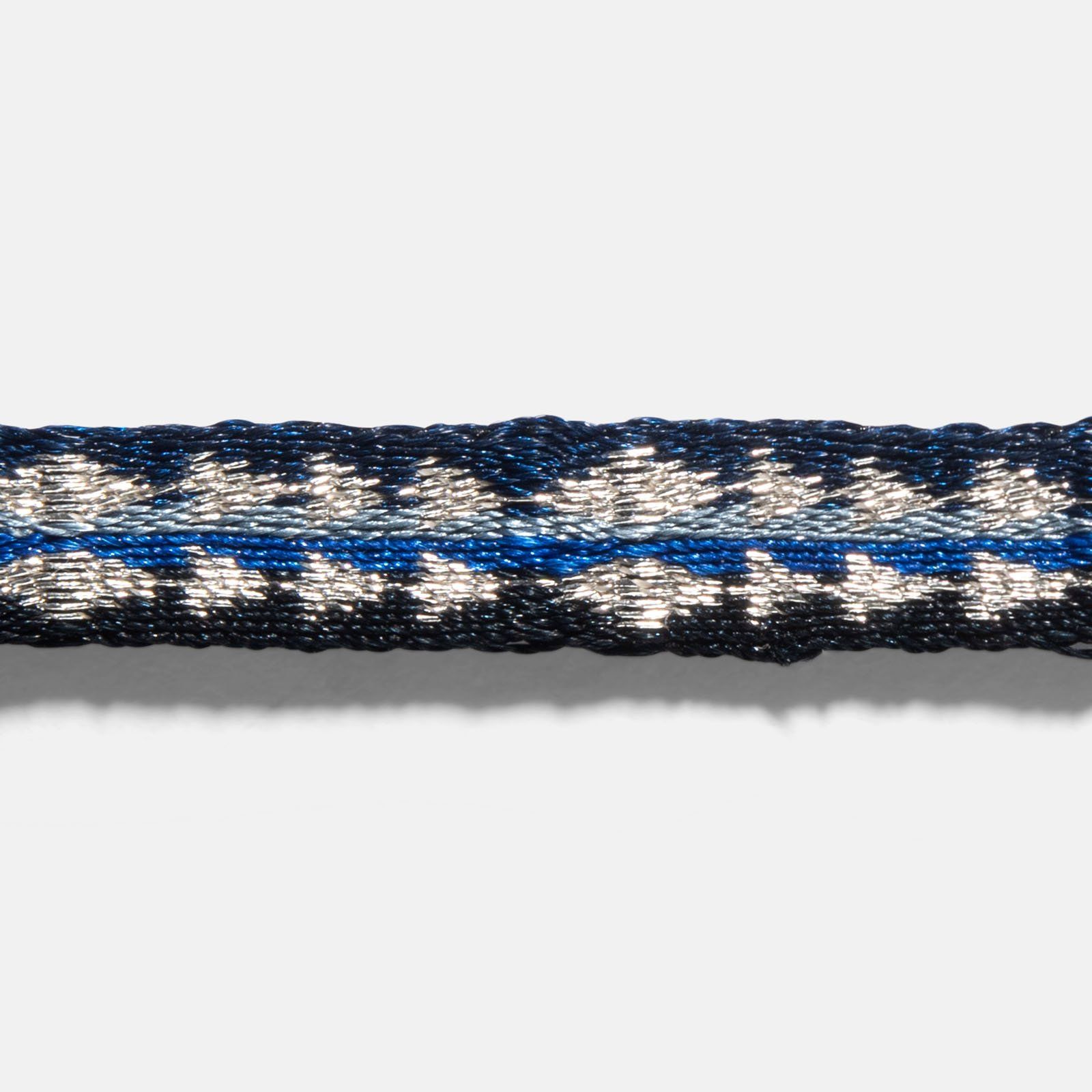 Guanabana Handmade Woven Bracelet Blue Arrows