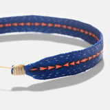 Guanabana Handmade Woven Broad Blue Orange