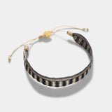 Guanabana Handmade Woven Broad Bracelet Black Copper