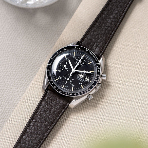 Taurillon Dark Brown Speedy Leather Watch Strap - Change It