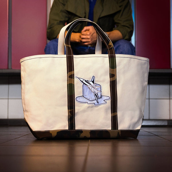ICE CANVAS ZIP TOP KEEPALL BAG