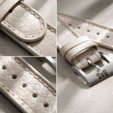Taurillon Creme Heritage Leather Watch Strap