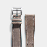 Baie des Anges Grey Leather Watch Strap