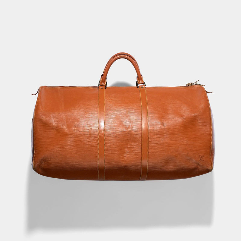 Louis Vuitton Cipango Brown EPI Leather Keepall 60