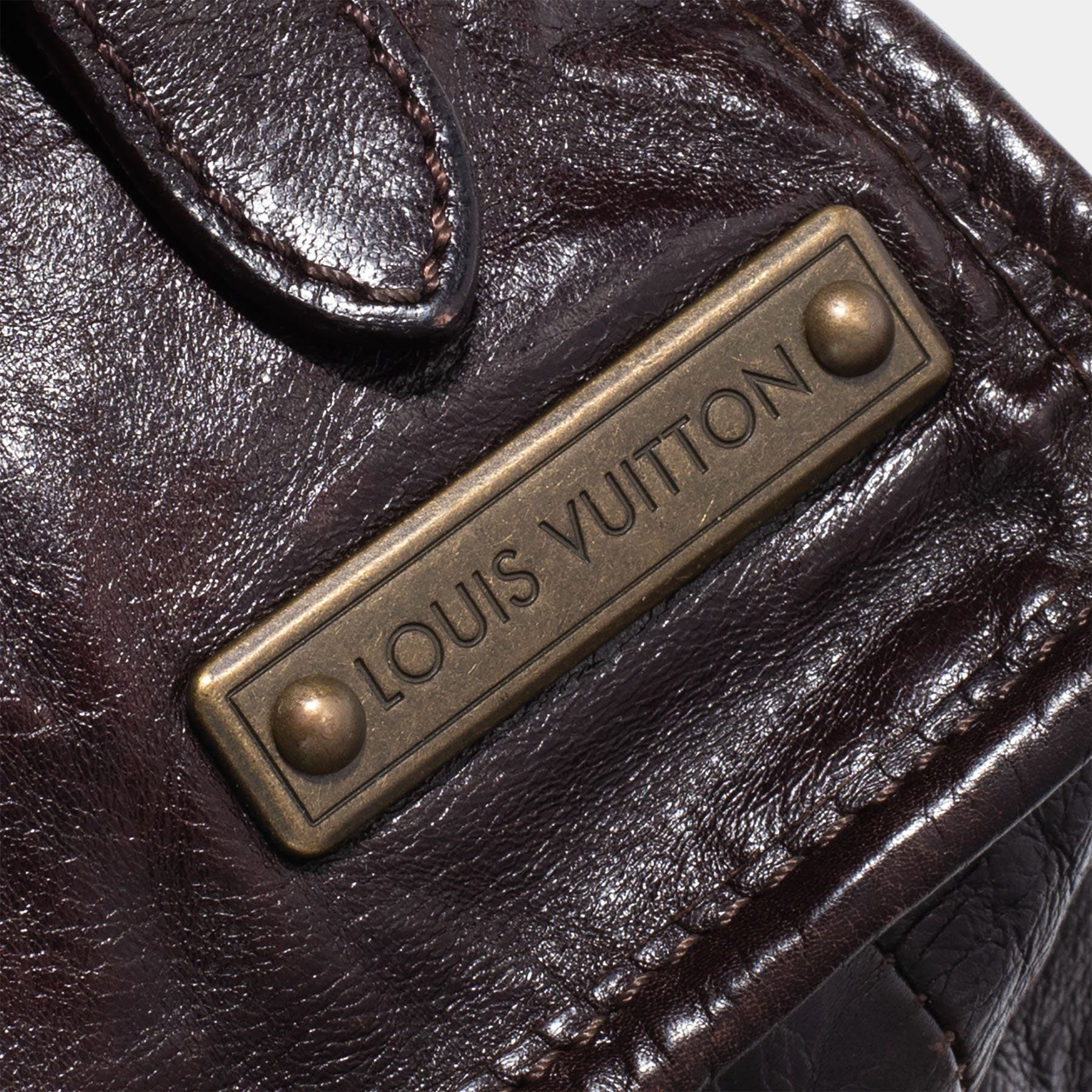 Louis Vuitton Brown Kangaroo Leather Soana