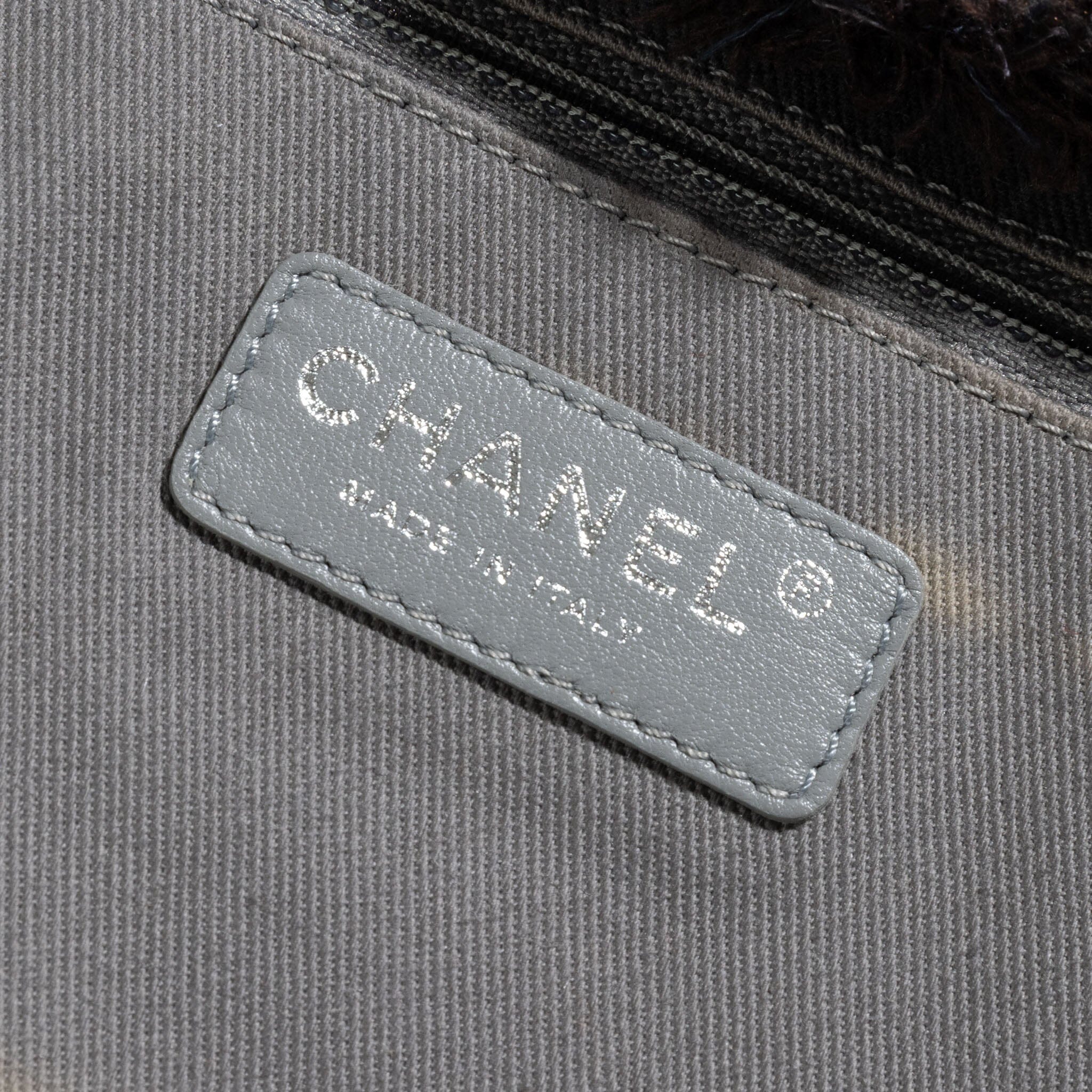 Chanel Limited Bag Oh My Boy Canvas Tote