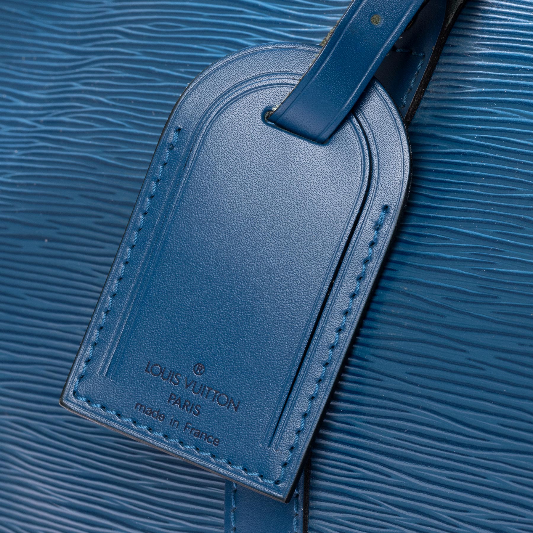 Louis Vuitton Toledo Blue Epi Leather Keepall 50 Duffle Bag 861944