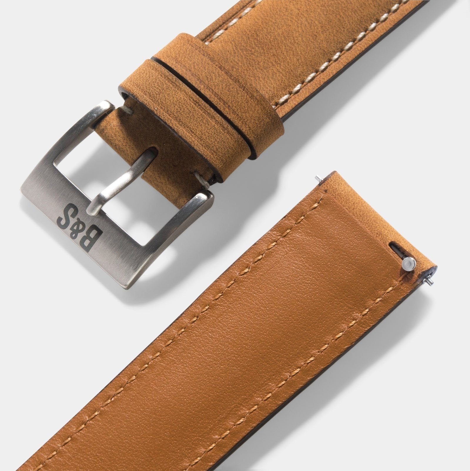 Mountain Brown Leather Watch Strap - Change It