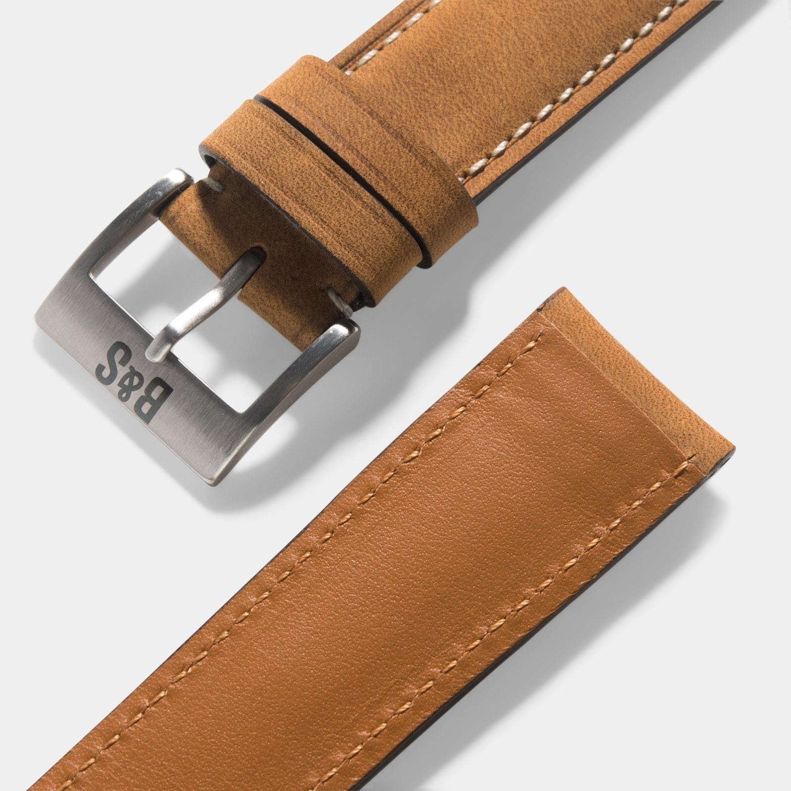 Mountain Brown Leather Watch Strap