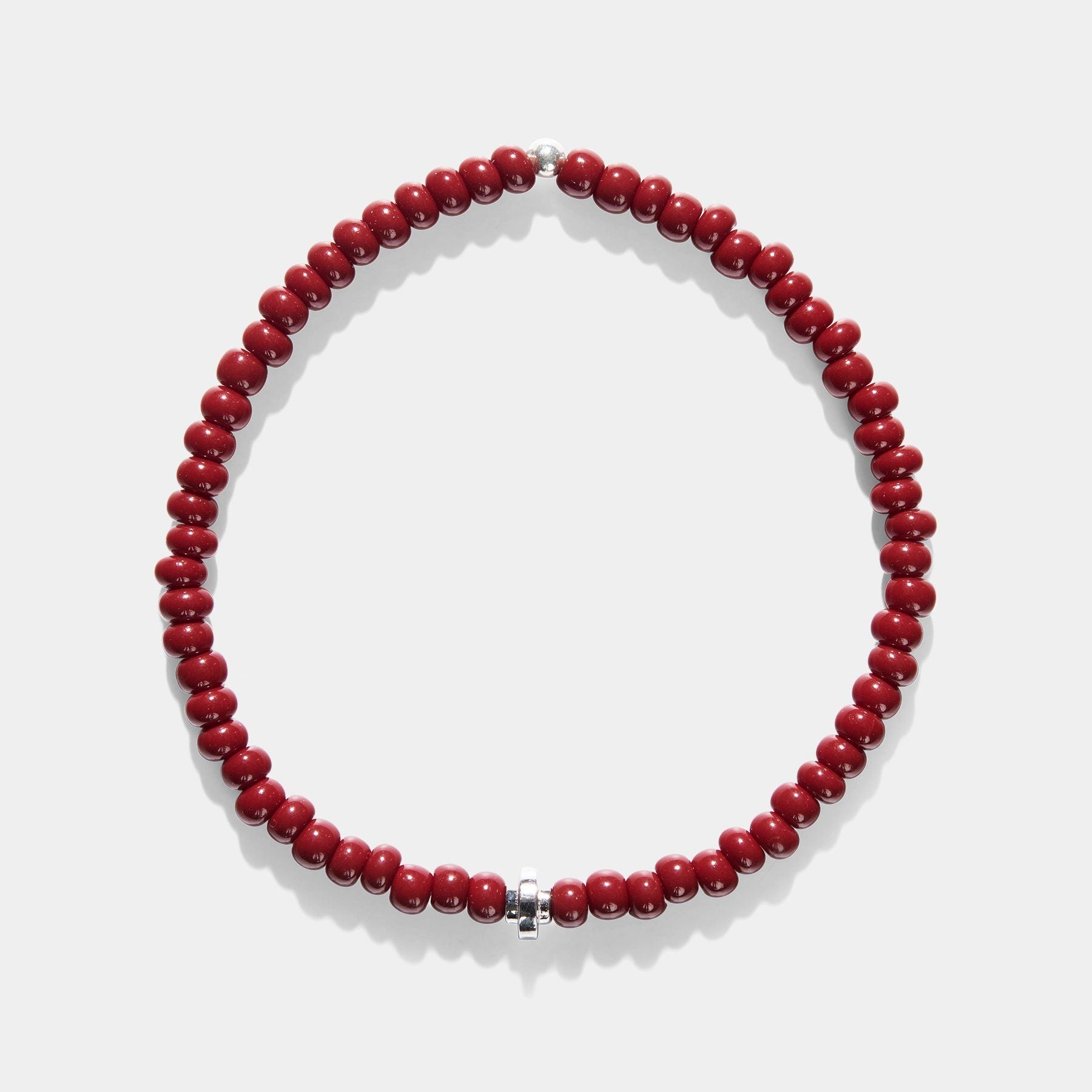 Oskay Gydell Oxblood Seed Beads Bracelet