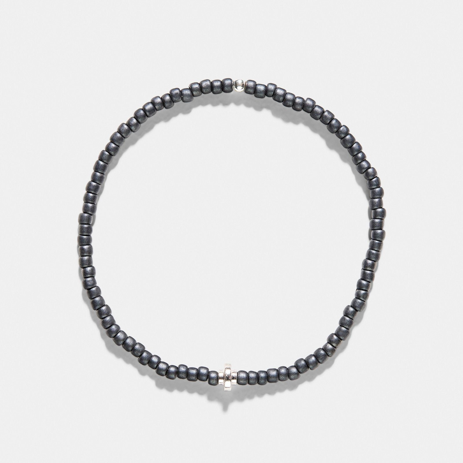 Oskar Gydell Dark Grey Toho Bracelet