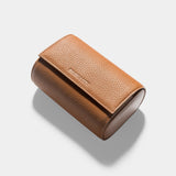 Oval 2 Watch Rich Brown Leather Watch Box