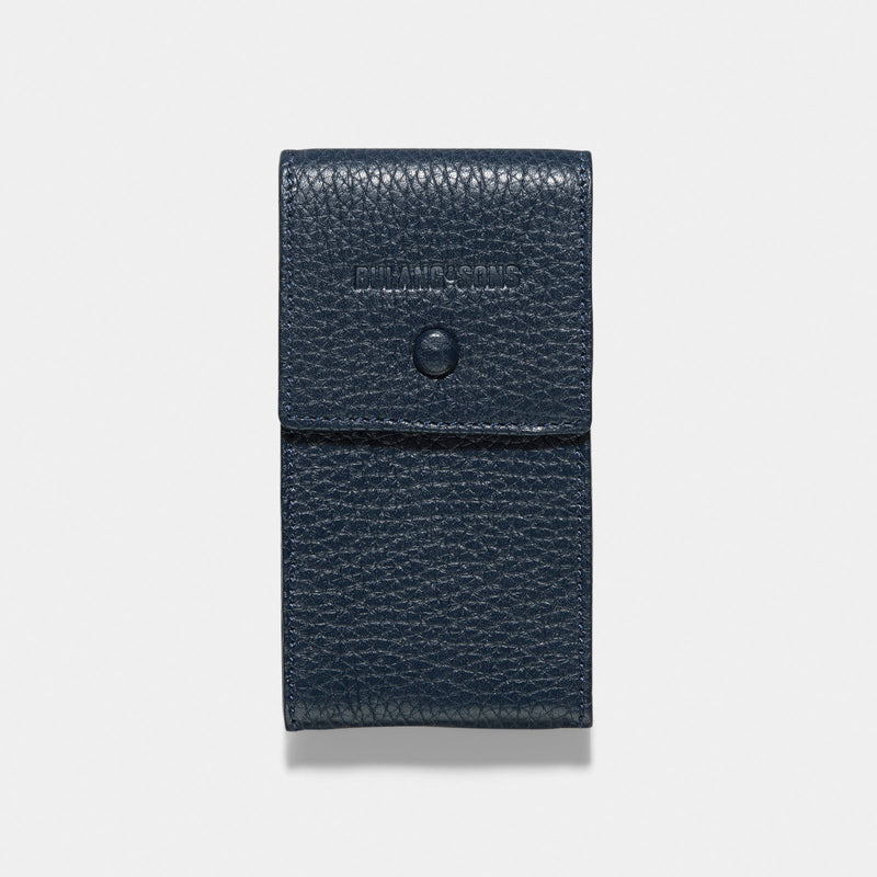 Oxford Blue Luxury Leather Watch Pouch