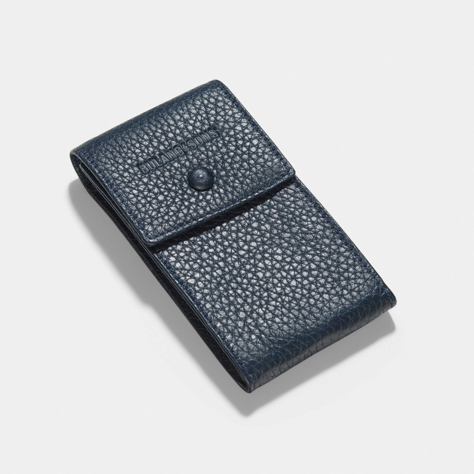 Oxford Blue Luxury Leather Watch Pouch