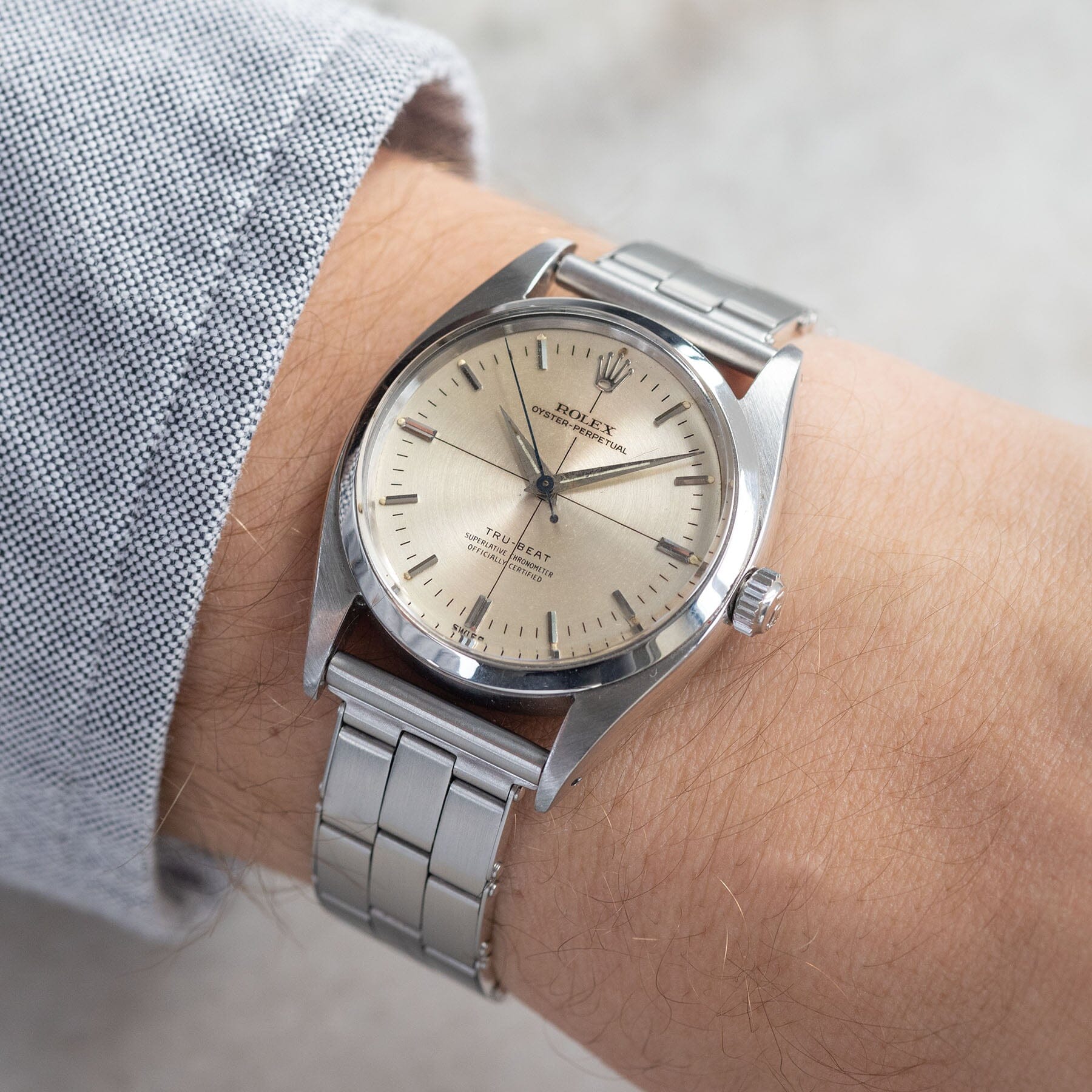 Oyster store style watch