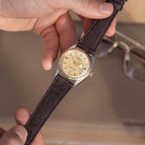 Slim Peccary Dark Brown Leather Watch Strap
