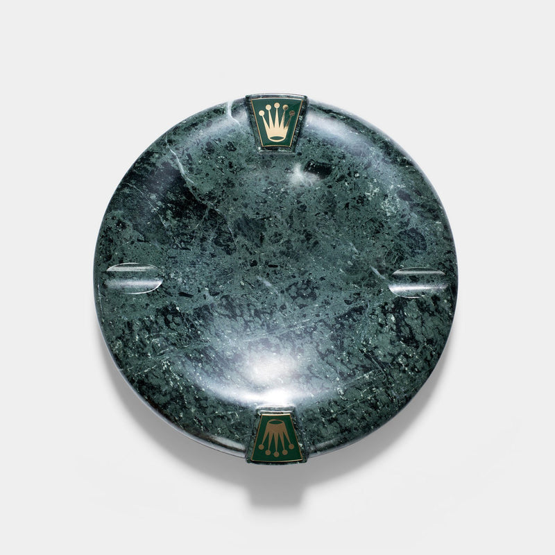 Rolex Green Marble Ashtray