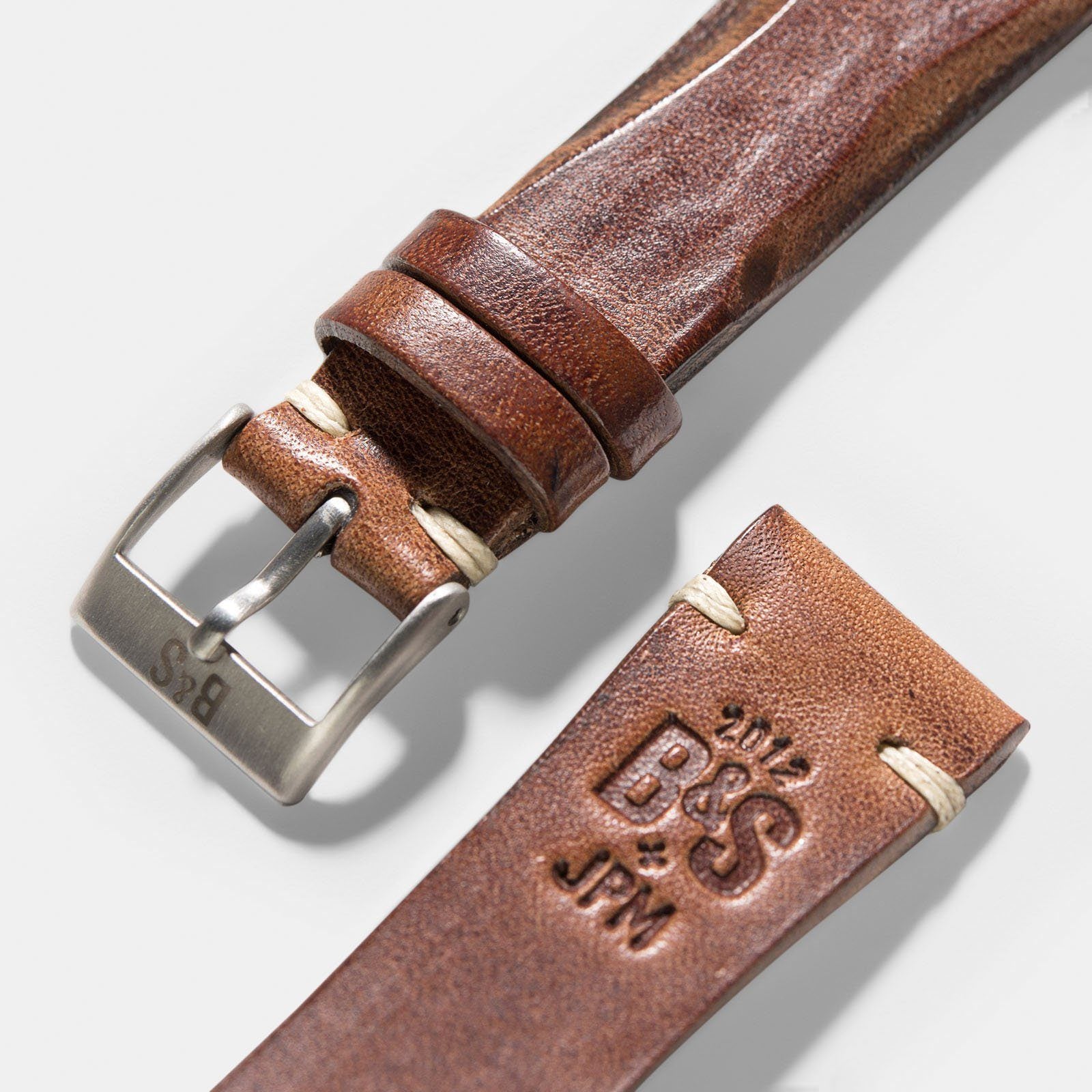 Siena Brown Blade Leather Watch Strap