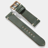 Tudor Bronze Perfect Match Vintage Green Leather Watch Strap