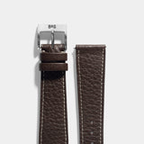Taurillon Ebene Brown Leather Watch Strap Change It