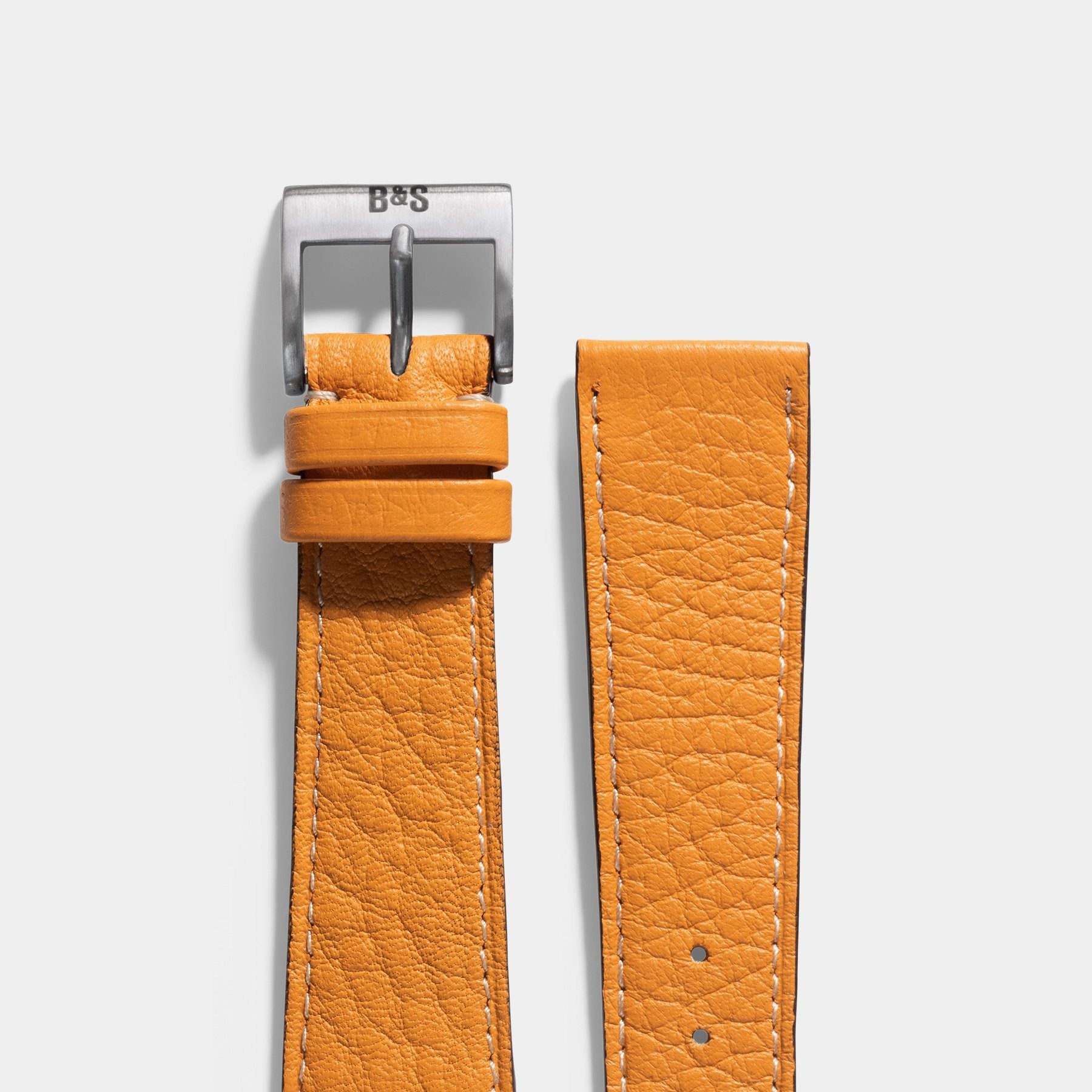 Taurillon Moutarde Leather Watch Strap