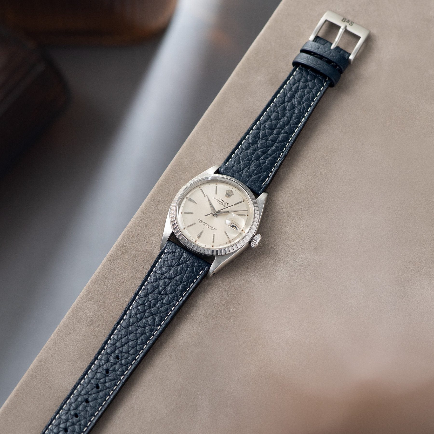 Taurillon Nocturne Blue Leather Watch Strap Change It