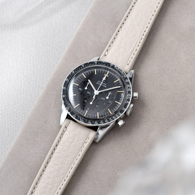 Incoming Taurillon Creme Heritage Leather Watch Strap