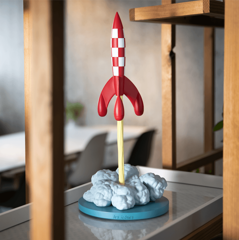 The Official Tintin Rocket With Authenticity Certificate