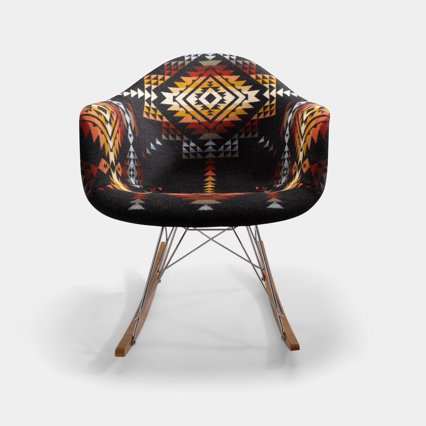 1960s Unique Pendleton Eames Rocking Chair