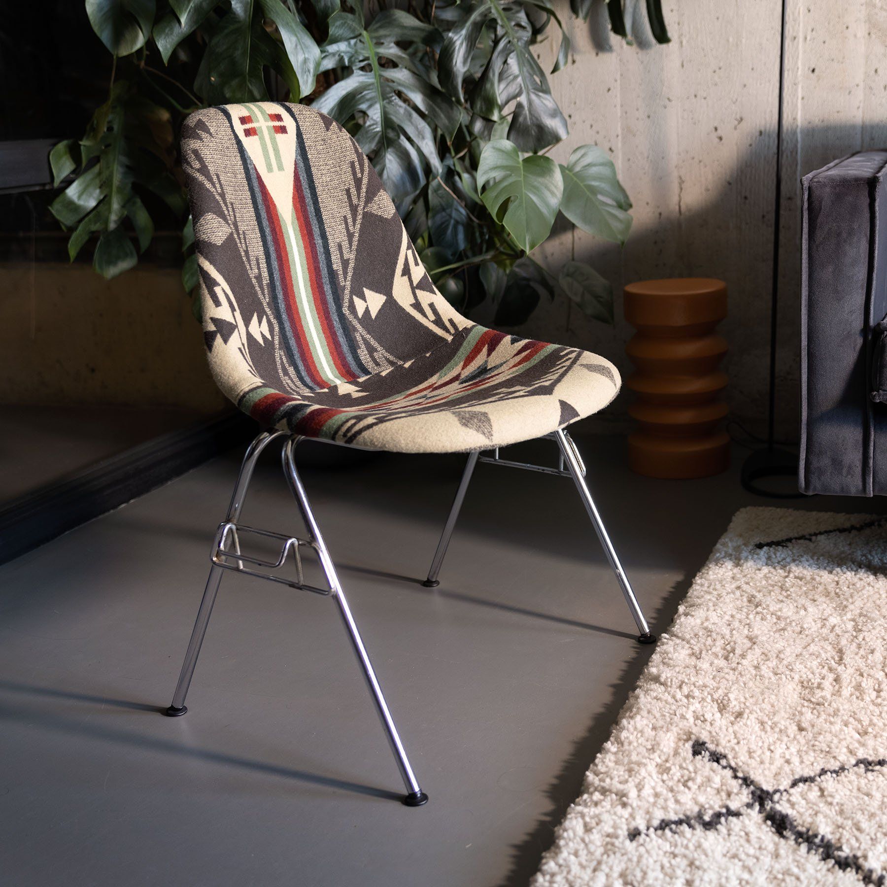 Unique Pendleton Eames Side Chair Earth