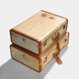 Vintage Pair of Prada Pergamena Hard Suitcases