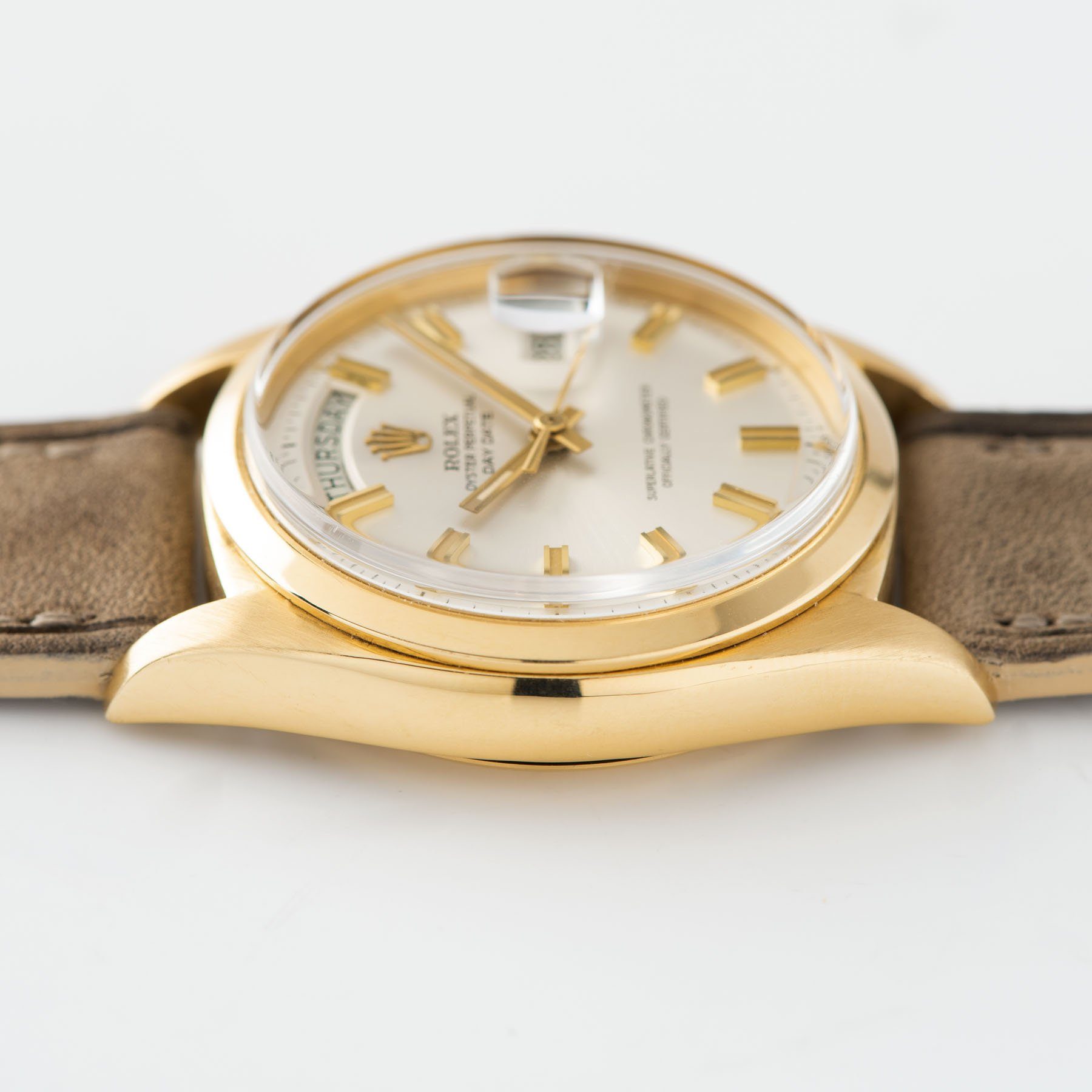 Rolex Day-Date Yellow Gold Wide Boy Dial 1802 Gold Case images