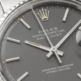 Rolex Datejust 1601 Grey Pie Pan Dial 