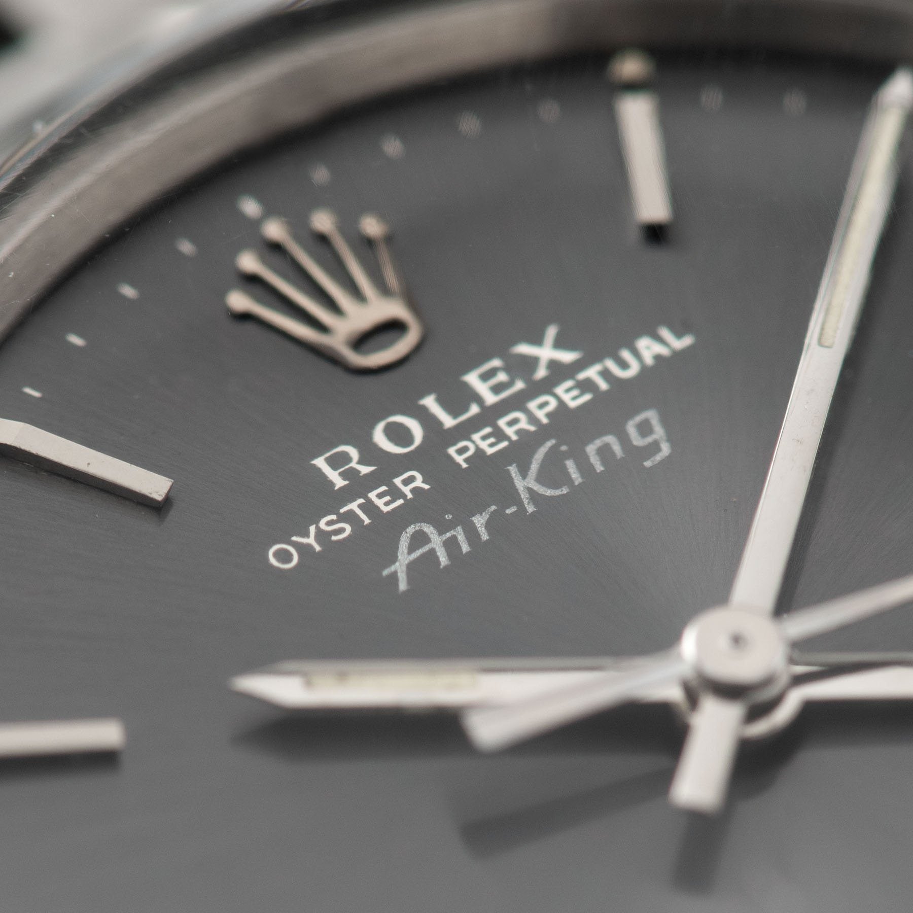 Rolex Air King Ref 5500 Grey Soleil Dial