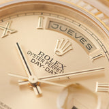 Rolex Day-Date Champagne Roman Dial 118238 with Spanish Day disc