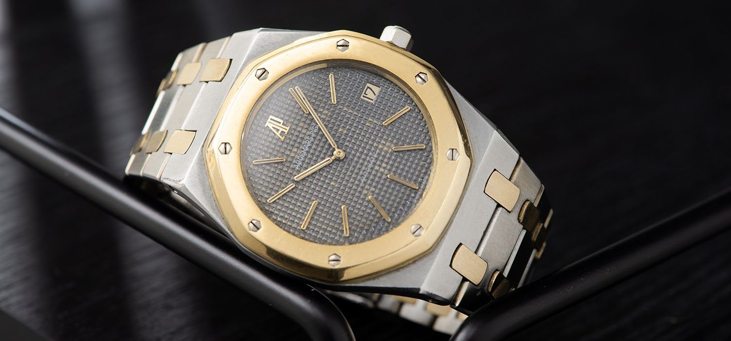 Audemars Piguet Jumbo Royal Oak Steel and Gold Ref. 5402SA