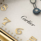 Movado x Cartier Ermeto Travel Watch in 18 k Gold 
