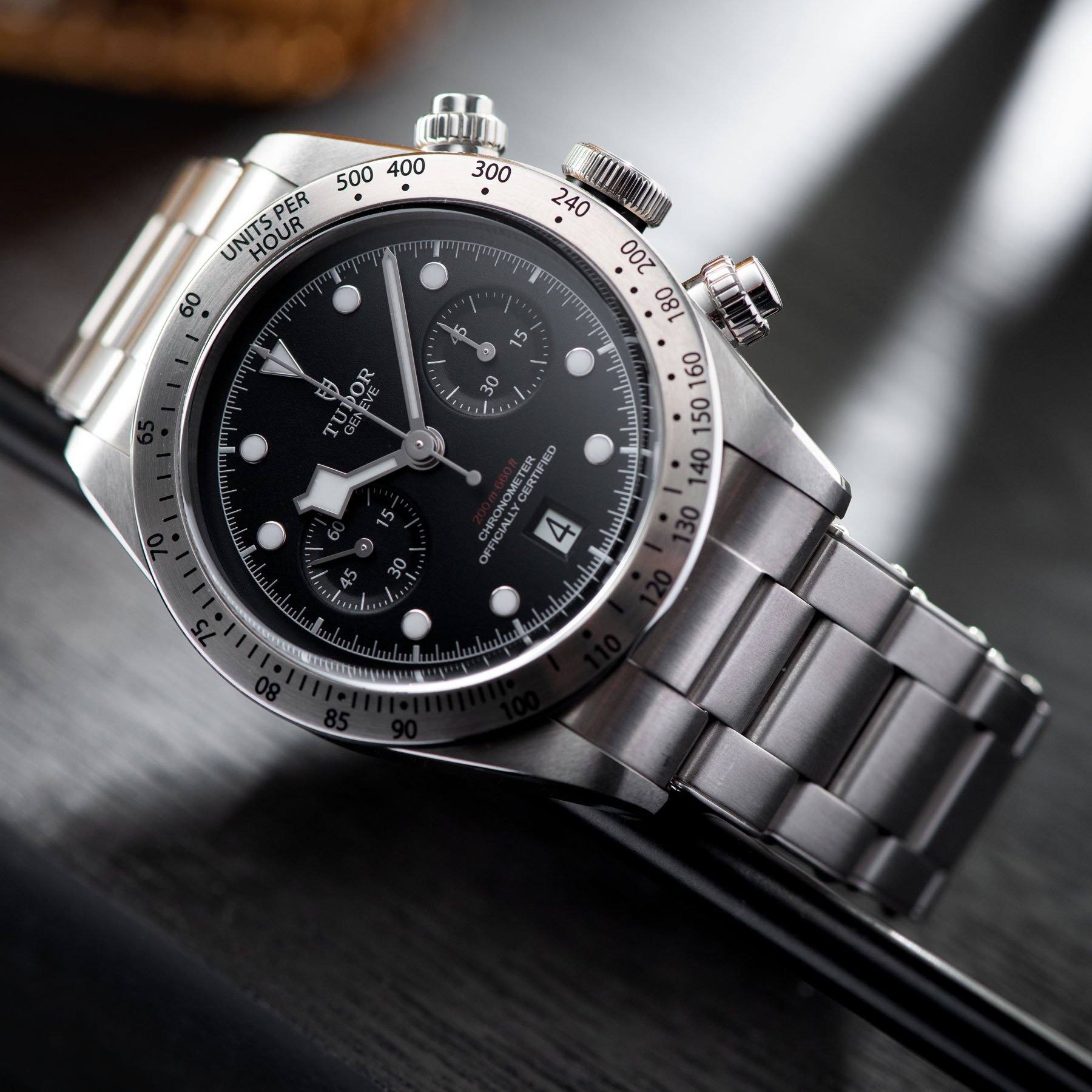 Tudor black discount bay 58 chrono