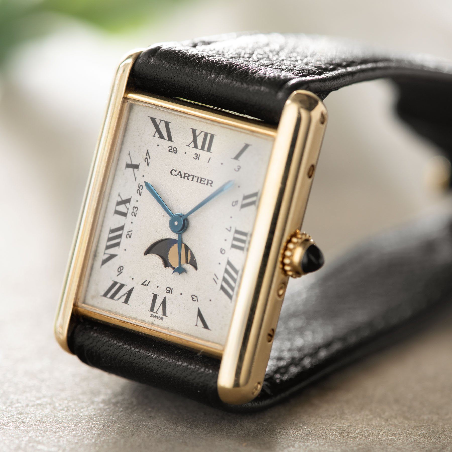 Cartier discount moonphase watch