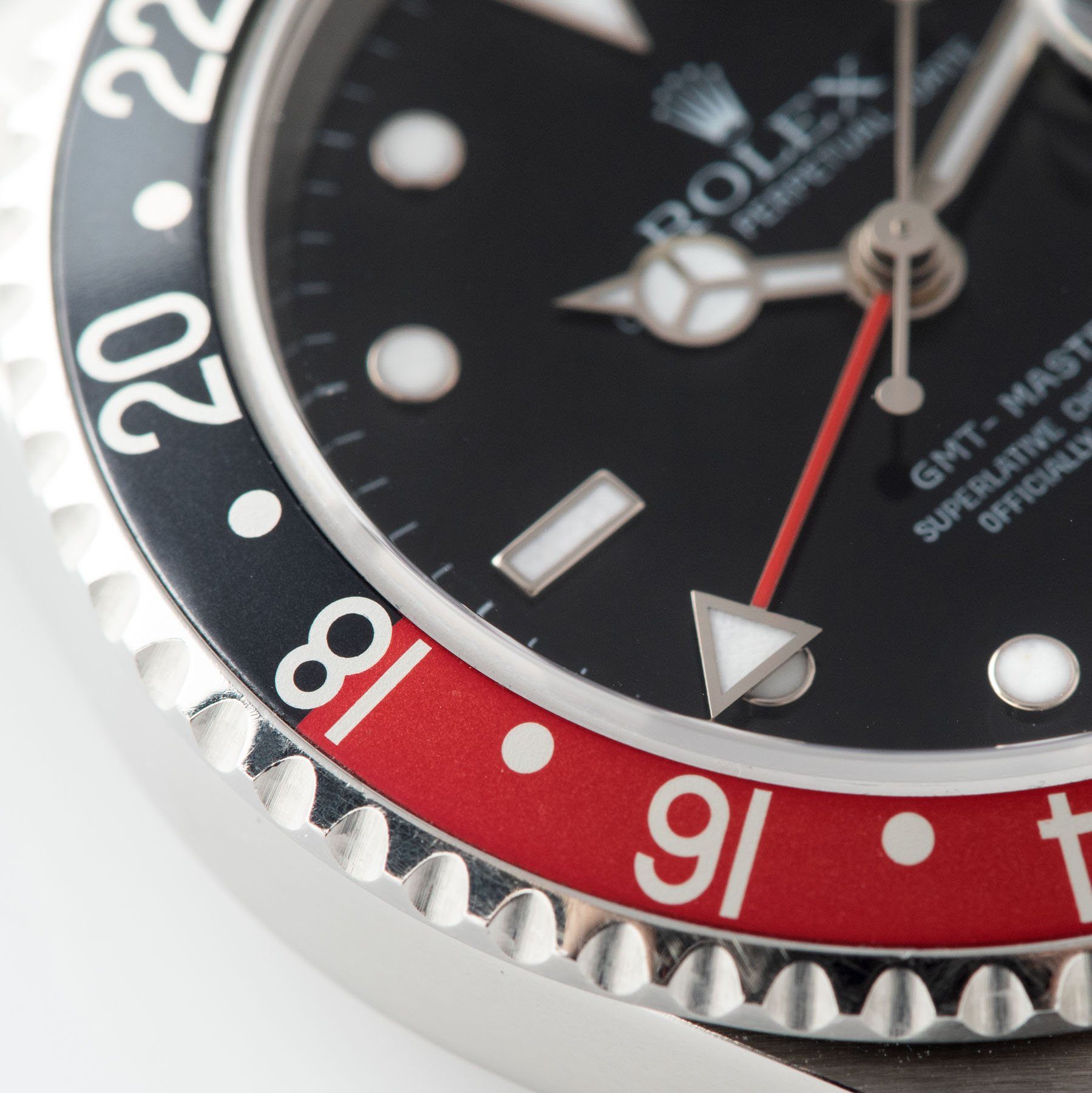 Rolex gmt master ii rectangular clearance dial