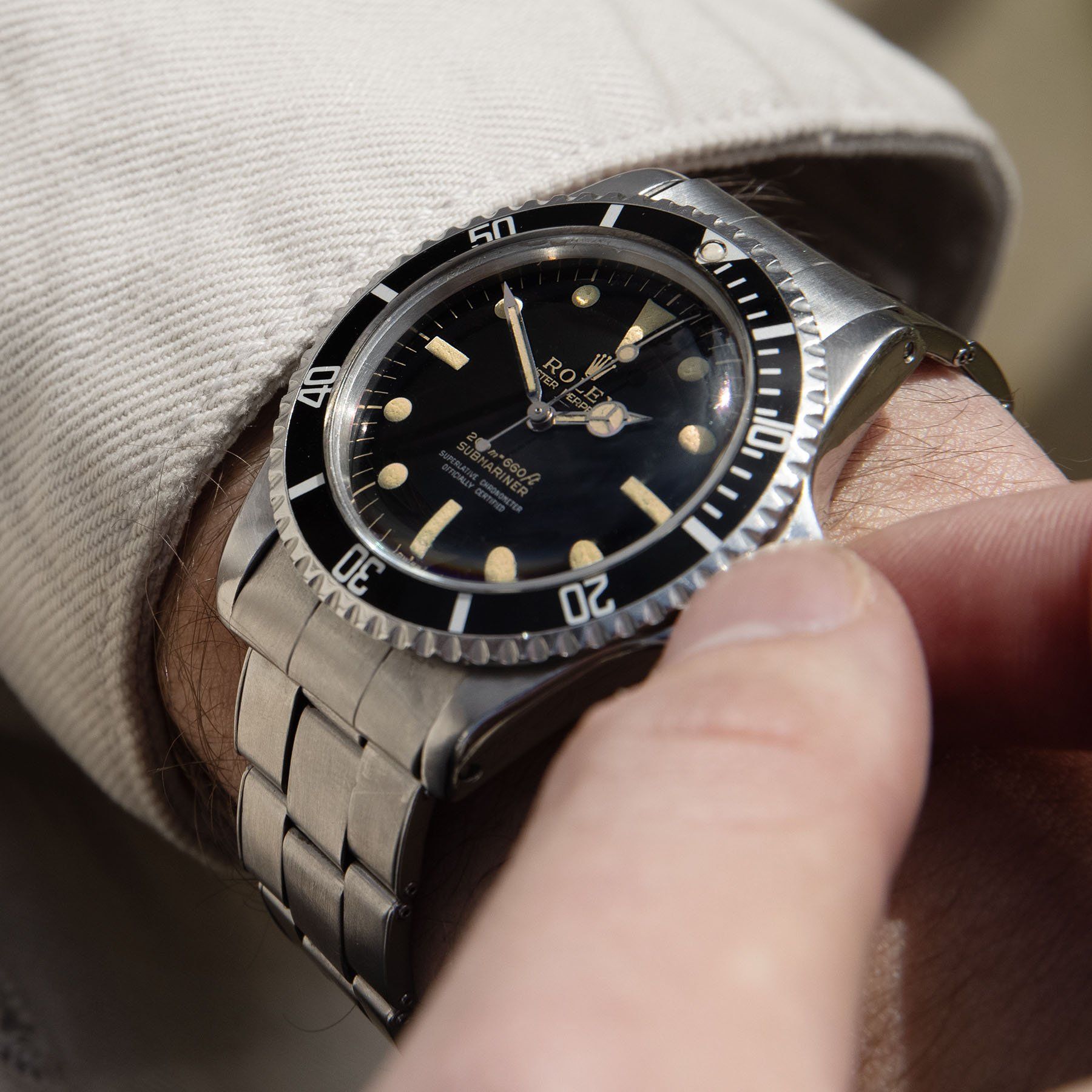 Rolex Submariner 5512 Gilt Four Line Underline Dial