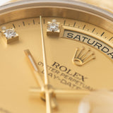 Rolex Day-Date Champagne Dial Diamond Hours 18238 with Champagne diamond hours dial