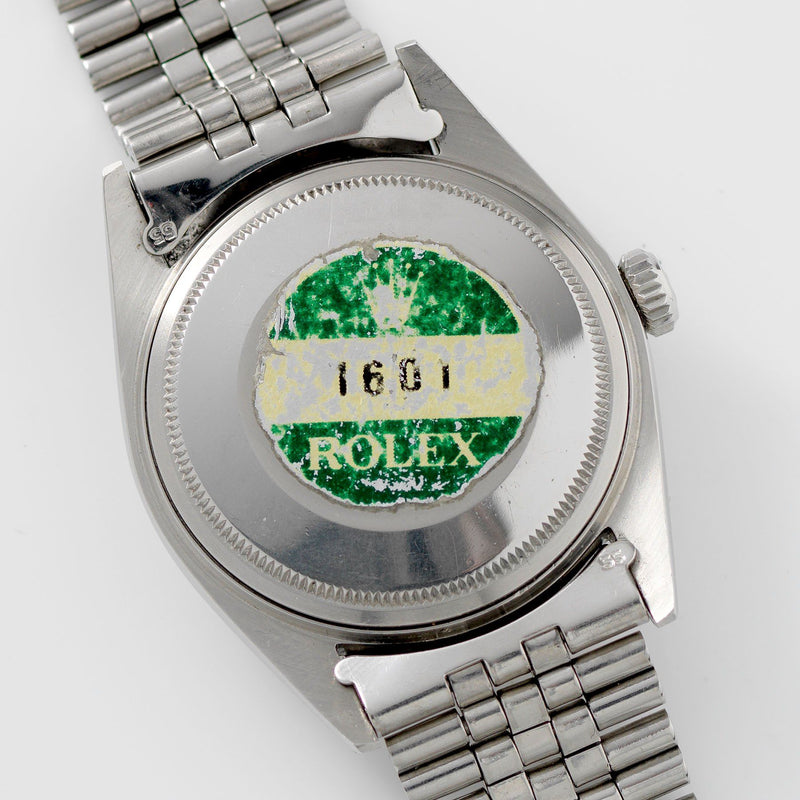 Rolex Datejust Tropical Dial Reference 1601 with caseback sticker